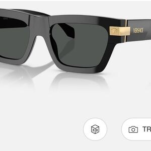 Versace Black and Gold Sunglasses VE4464